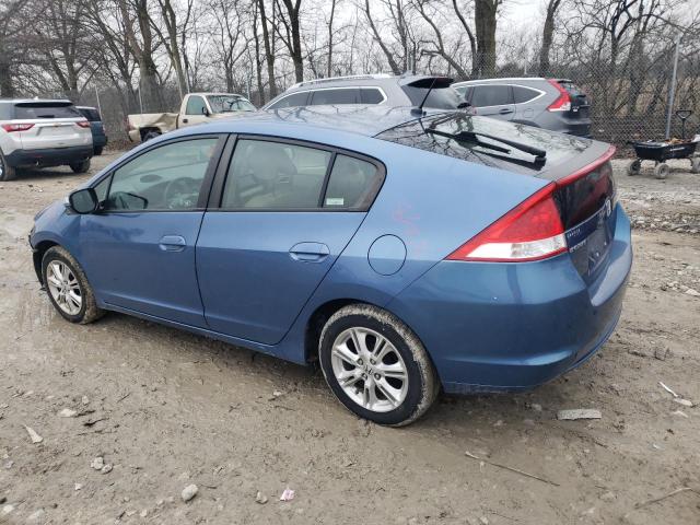 JHMZE2H79AS038336 - 2010 HONDA INSIGHT EX BLUE photo 2