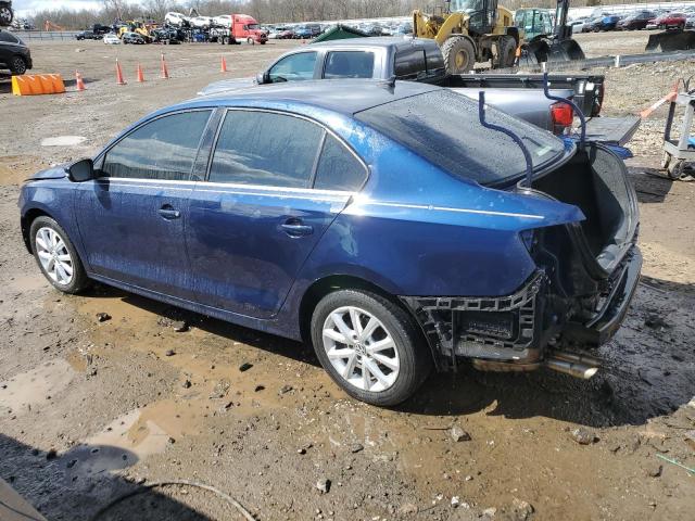 3VWD17AJ7EM398436 - 2014 VOLKSWAGEN JETTA SE BLUE photo 2