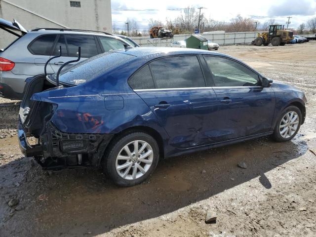 3VWD17AJ7EM398436 - 2014 VOLKSWAGEN JETTA SE BLUE photo 3