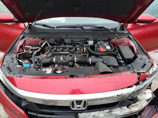 1HGCV1F12JA039660 - 2018 HONDA ACCORD LX RED photo 11