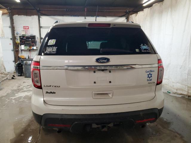 1FM5K8F81EGA11000 - 2014 FORD EXPLORER LIMITED WHITE photo 6