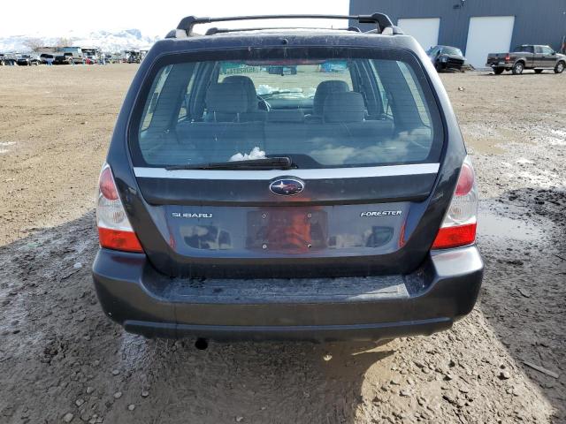 JF1SG63658H718542 - 2008 SUBARU FORESTER 2.5X GRAY photo 6