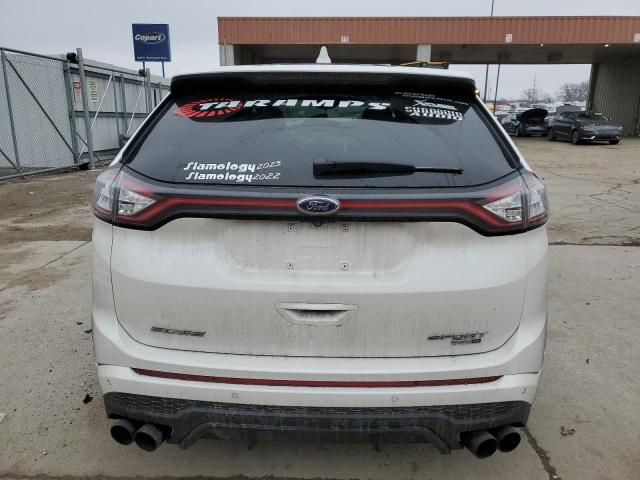 2FMPK4AP9FBB82537 - 2015 FORD EDGE SPORT WHITE photo 6