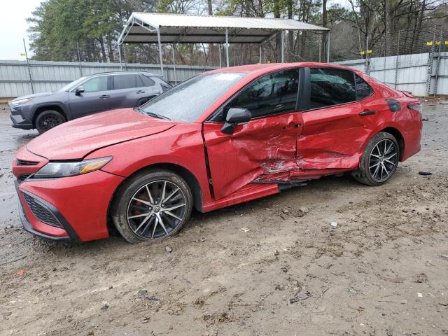 4T1G11AK2RU236281 - 2024 TOYOTA CAMRY SE NIGHT SHADE RED photo 1