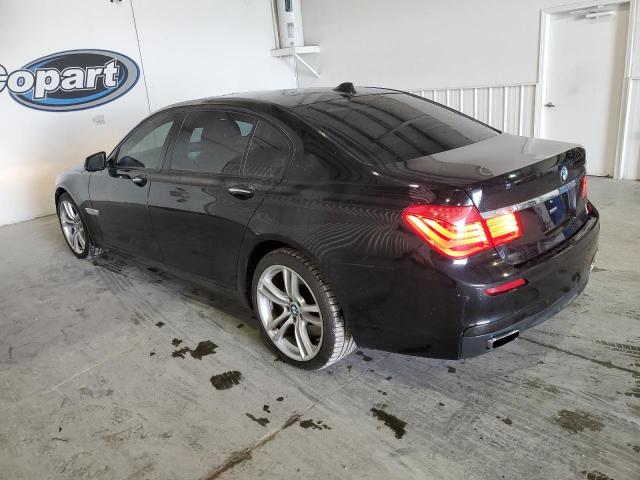 WBAKB8C52BCY66323 - 2011 BMW 750 LI Czarny zdjęcie 2