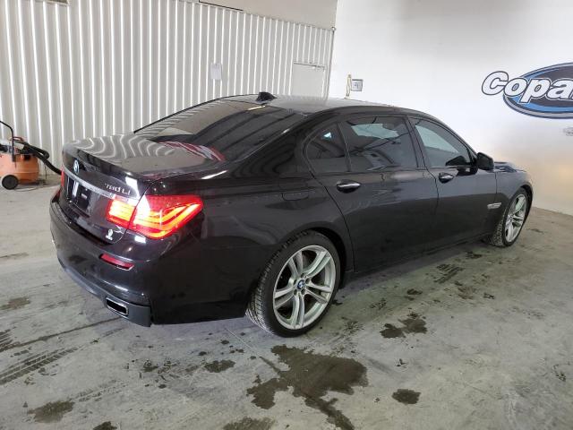 WBAKB8C52BCY66323 - 2011 BMW 750 LI Czarny zdjęcie 3