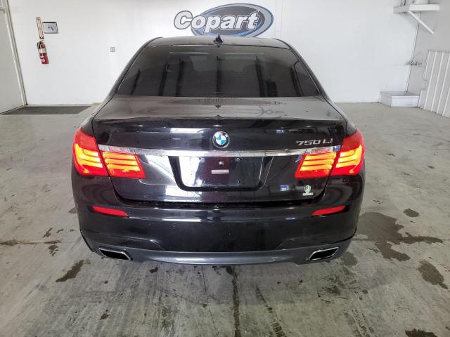 WBAKB8C52BCY66323 - 2011 BMW 750 LI Czarny zdjęcie 6