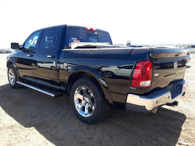 1C6RD6NT2CS301256 - 2012 DODGE RAM 1500 LARAMIE BLACK photo 2