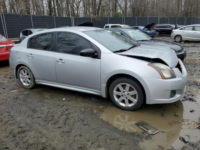 3N1AB6AP0BL634625 - 2011 NISSAN SENTRA 2.0 SILVER photo 4