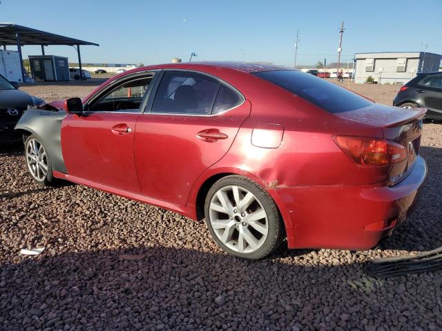 JTHBK262362015448 - 2006 LEXUS IS 250 MAROON photo 2