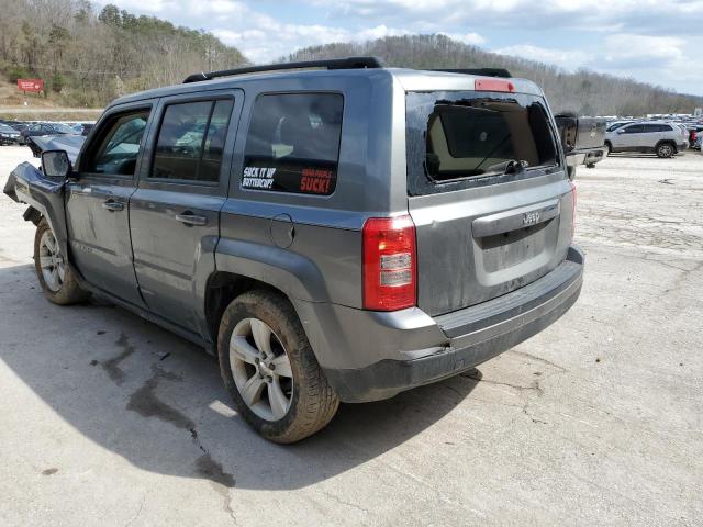 1C4NJRBB1CD577185 - 2012 JEEP PATRIOT SPORT GRAY photo 2