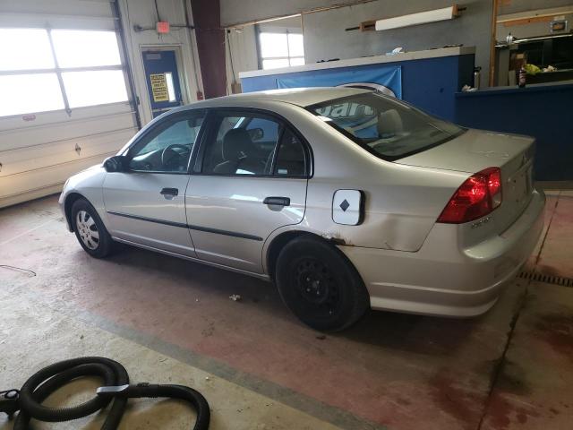 2HGES16374H638854 - 2004 HONDA CIVIC DX VP SILVER photo 2