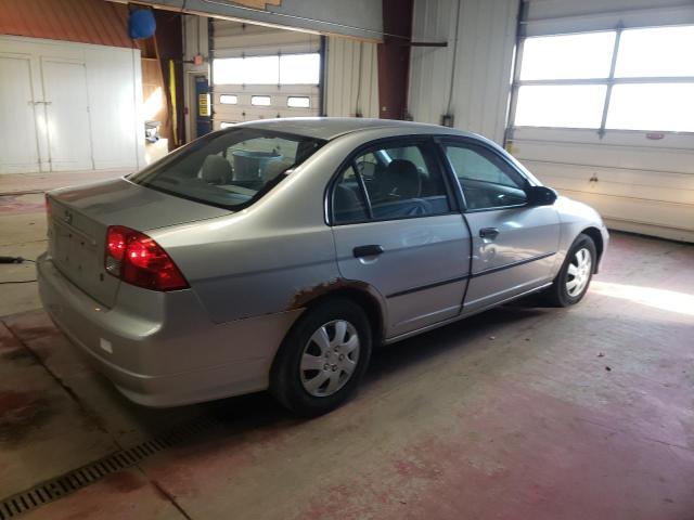 2HGES16374H638854 - 2004 HONDA CIVIC DX VP SILVER photo 3