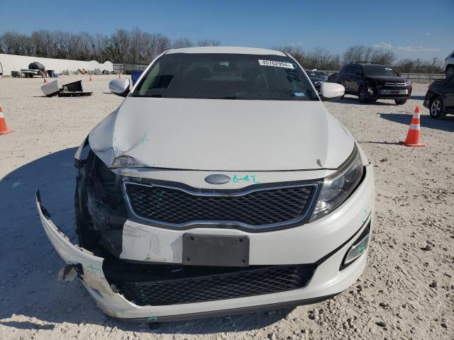 5XXGM4A71EG323839 - 2014 KIA OPTIMA LX WHITE photo 5