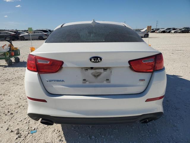 5XXGM4A71EG323839 - 2014 KIA OPTIMA LX WHITE photo 6