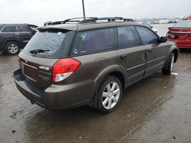 4S4BP61C887335845 - 2008 SUBARU OUTBACK 2.5I TAN photo 3