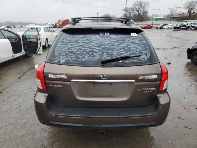 4S4BP61C887335845 - 2008 SUBARU OUTBACK 2.5I TAN photo 6