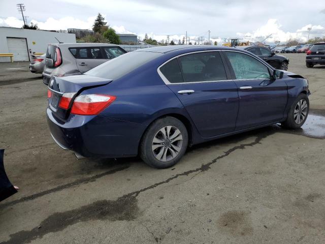 1HGCR2F32DA210763 - 2013 HONDA ACCORD LX BLUE photo 3