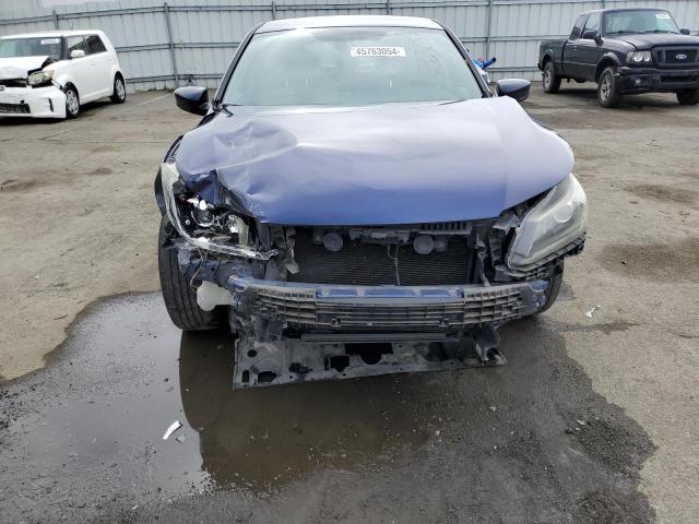 1HGCR2F32DA210763 - 2013 HONDA ACCORD LX BLUE photo 5