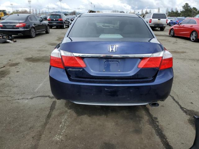 1HGCR2F32DA210763 - 2013 HONDA ACCORD LX BLUE photo 6