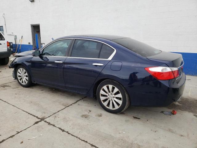 1HGCR2F71EA213562 - 2014 HONDA ACCORD EX BLUE photo 2