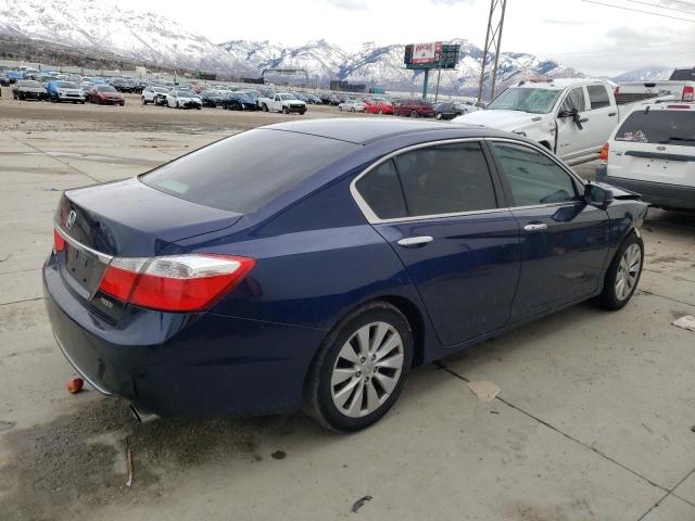 1HGCR2F71EA213562 - 2014 HONDA ACCORD EX BLUE photo 3