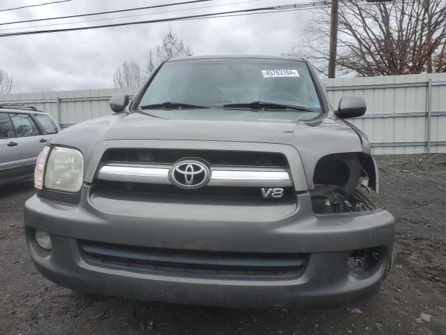 5TDBT48A75S254555 - 2005 TOYOTA SEQUOIA LIMITED GRAY photo 5