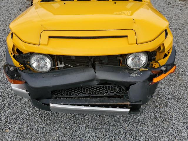 JTEBU11F470029724 - 2007 TOYOTA FJ CRUISER YELLOW photo 11