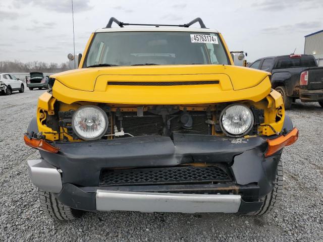 JTEBU11F470029724 - 2007 TOYOTA FJ CRUISER YELLOW photo 5