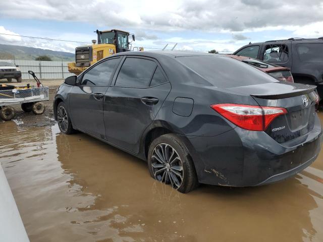 5YFBURHE6FP259575 - 2015 TOYOTA COROLLA L BLACK photo 2