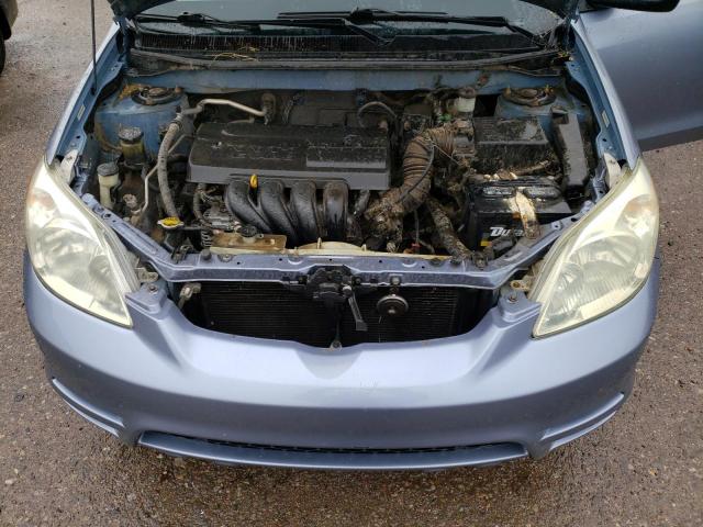 2T1KR32E63C017632 - 2003 TOYOTA COROLLA MA XR BLUE photo 11