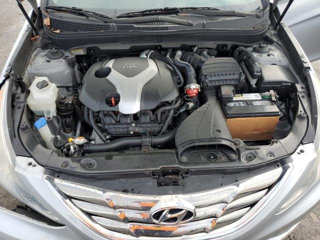 5NPEC4ABXDH742211 - 2013 HYUNDAI SONATA SE SILVER photo 11