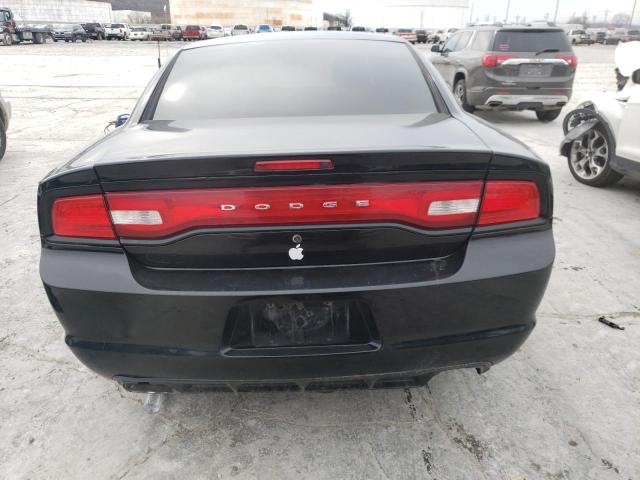 2C3CDXAT3DH669596 - 2013 DODGE CHARGER POLICE BLACK photo 6