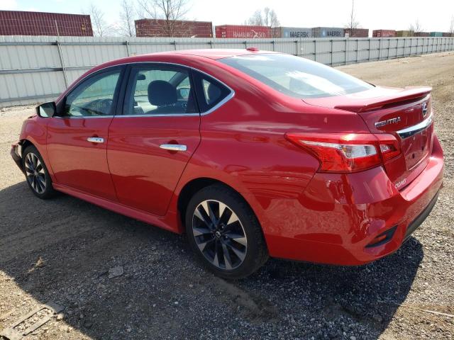 3N1AB7AP9KY322652 - 2019 NISSAN SENTRA S RED photo 2