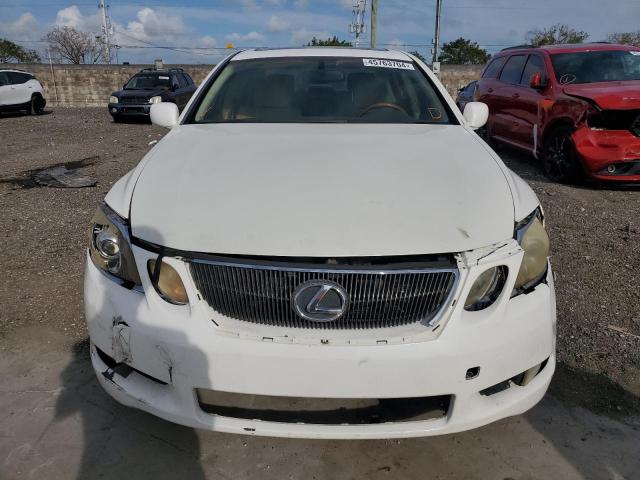 JTHBH96S865023132 - 2006 LEXUS GS 300 WHITE photo 5