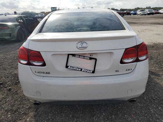 JTHBH96S865023132 - 2006 LEXUS GS 300 WHITE photo 6