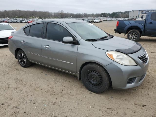 3N1CN7AP6DL843974 - 2013 NISSAN VERSA S GRAY photo 4