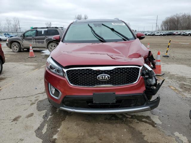 5XYPHDA50HG317694 - 2017 KIA SORENTO EX BURGUNDY photo 5