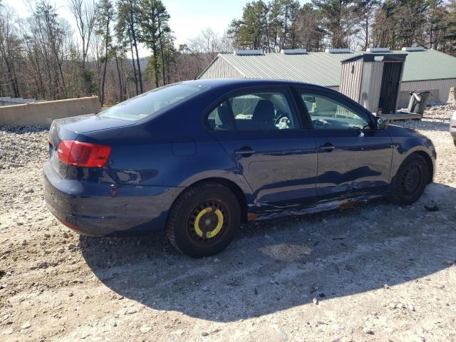 3VW1K7AJ1DM287881 - 2013 VOLKSWAGEN JETTA BASE BLUE photo 3