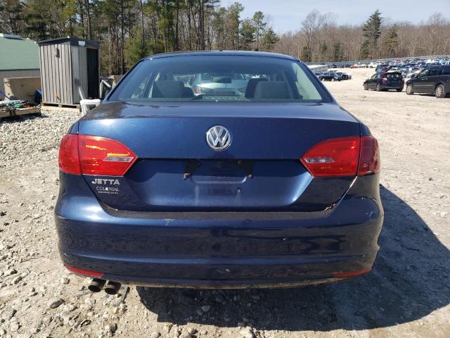 3VW1K7AJ1DM287881 - 2013 VOLKSWAGEN JETTA BASE BLUE photo 6