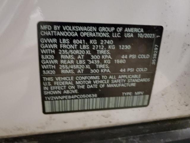 1V2WNPE84PC050636 - 2023 VOLKSWAGEN ID.4 PRO S თეთრი ფოტო 13