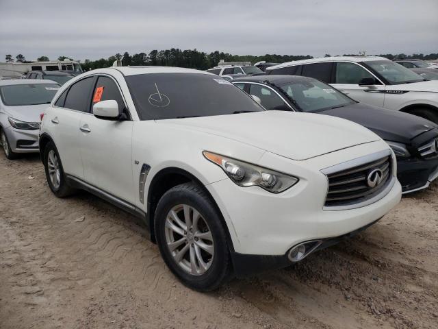 JN8CS1MU6EM451321 - 2014 INFINITI QX70 WHITE photo 4