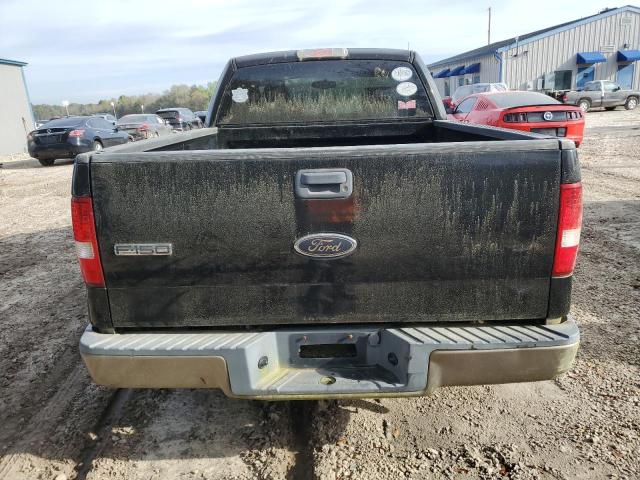 1FTPX12584NB07282 - 2004 FORD F150 BLACK photo 6