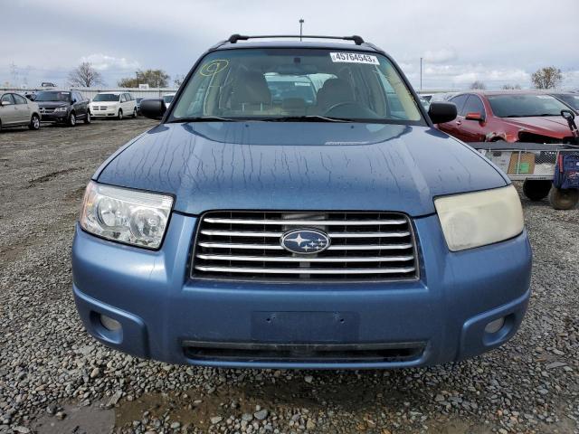 JF1SG63628H720751 - 2008 SUBARU FORESTER 2.5X BLUE photo 5