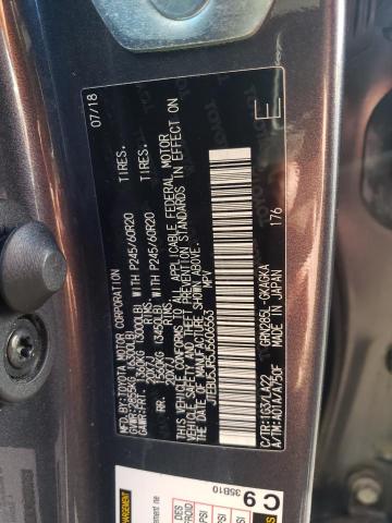 JTEBU5JR5J5606563 - 2018 TOYOTA 4RUNNER SR5/SR5 PREMIUM 灰色 照片 12