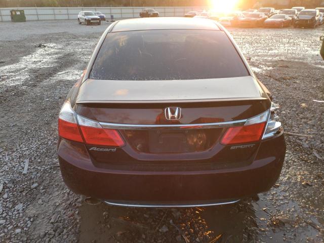 1HGCR2F55EA124608 - 2014 HONDA ACCORD SPORT BURGUNDY photo 6