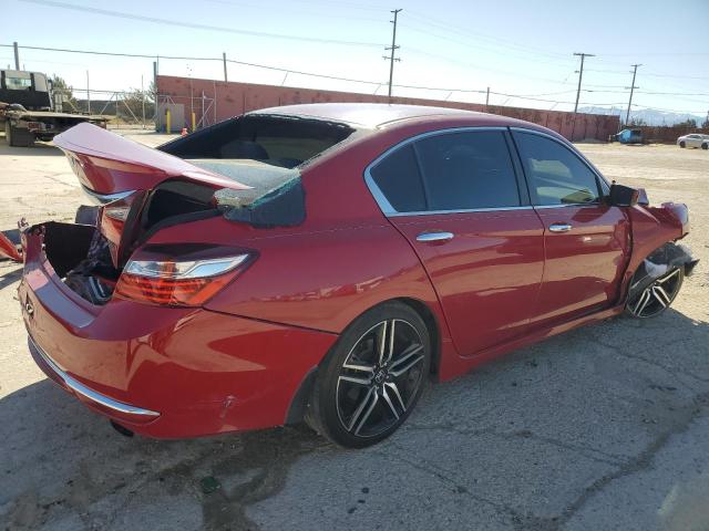 1HGCR2F50HA041043 - 2017 HONDA ACCORD SPORT RED photo 3