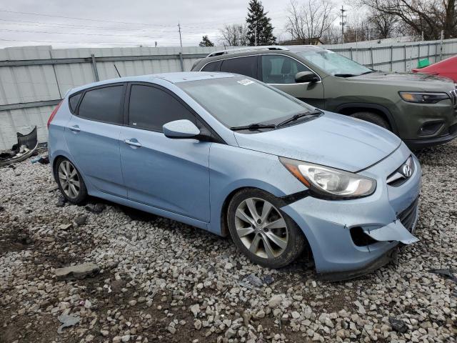 KMHCU5AEXCU049823 - 2012 HYUNDAI ACCENT GLS BLUE photo 4