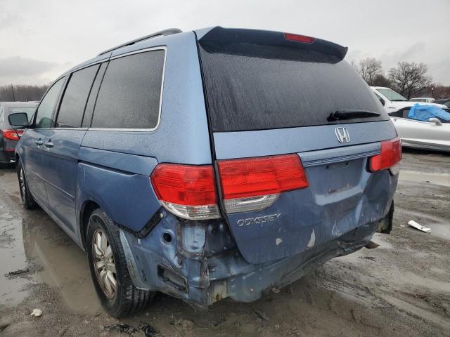 5FNRL38428B109113 - 2008 HONDA ODYSSEY EX BLUE photo 2