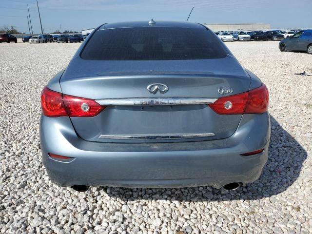 JN1BV7AP5EM679832 - 2014 INFINITI Q50 BASE GRAY photo 6